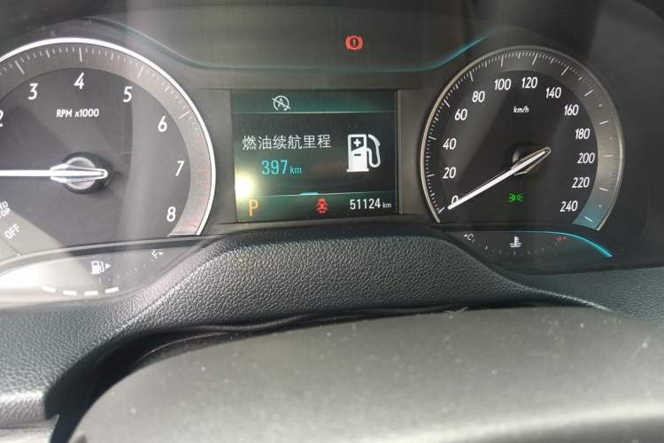 Used Buick GT 2015 15N Automatic Elite Version Odometer Close Up