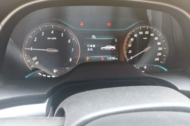 Used Buick GT 2015 15N Automatic Elite Version Odometer Close Up