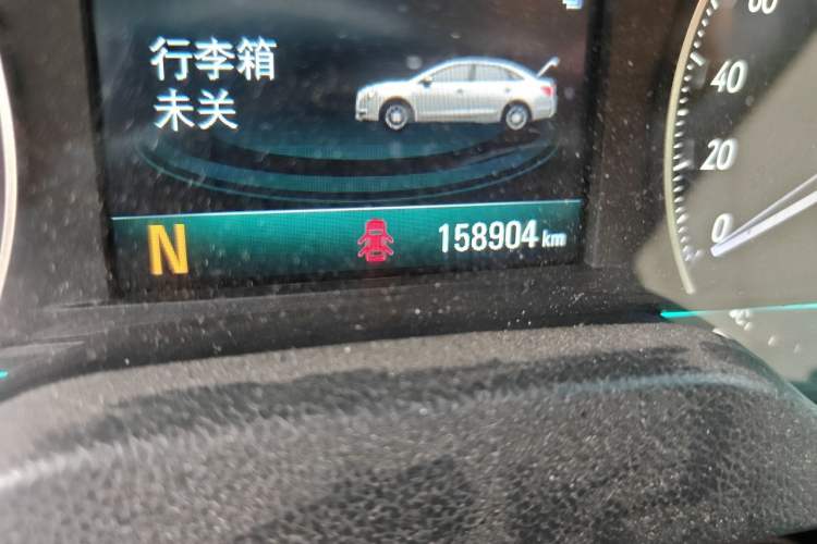 Used Buick GT 2015 15N Automatic Elite Version Odometer Close Up