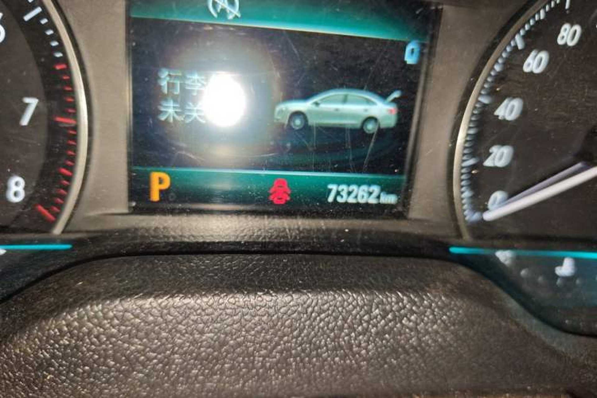 Used Buick GT 2015 15N Automatic Elite Version Odometer Close Up
