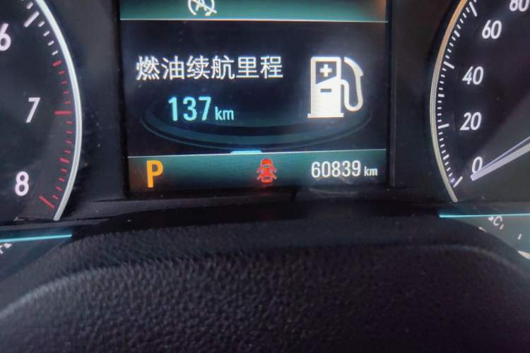 Used Buick GT 2016 15N Automatic Elite Edition Odometer Close Up