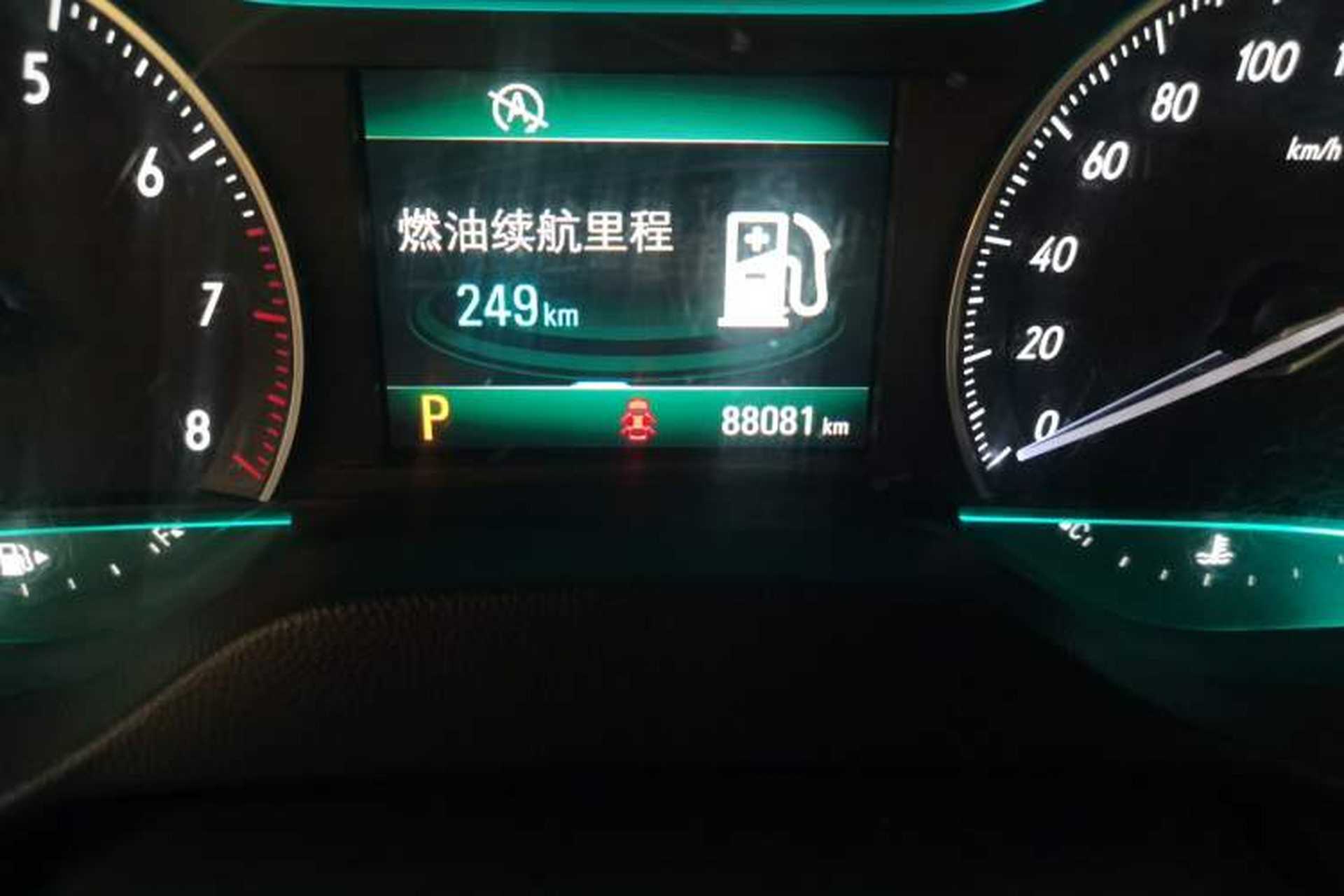 Used Buick GT 2016 15N Automatic Elite Edition Odometer Close Up