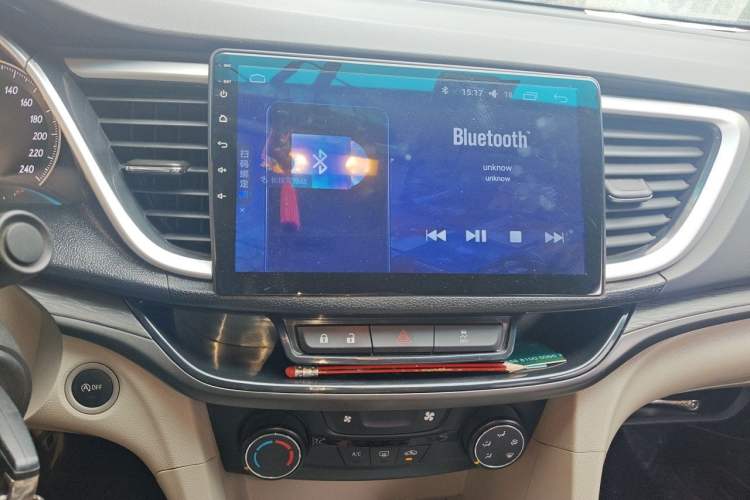 Used Buick GT 2016 15N Automatic Elite Edition Audio And AC Panel