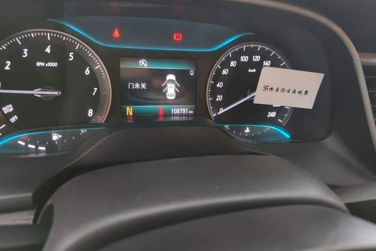 Used Buick GT 2016 15N Automatic Elite Edition Odometer Close Up