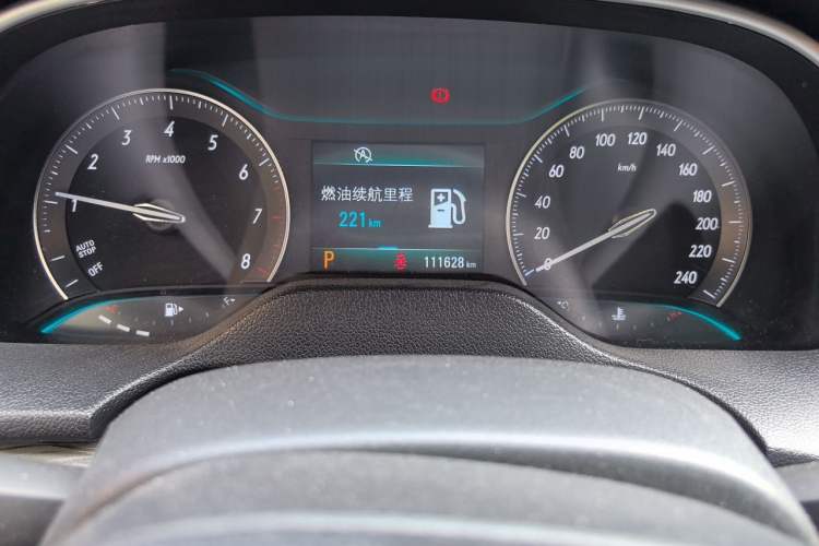 Used Buick GT 2016 15N Automatic Elite Edition Odometer Close Up
