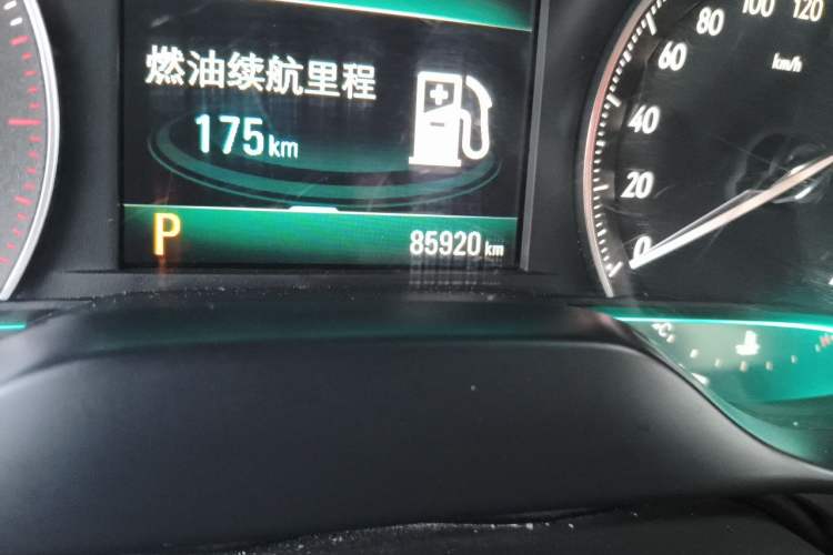 Used Buick GT 2016 15N Automatic Elite Edition Odometer Close Up