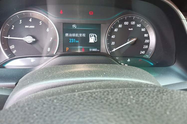 Used Buick GT 2016 15N Automatic Elite Edition Odometer Close Up