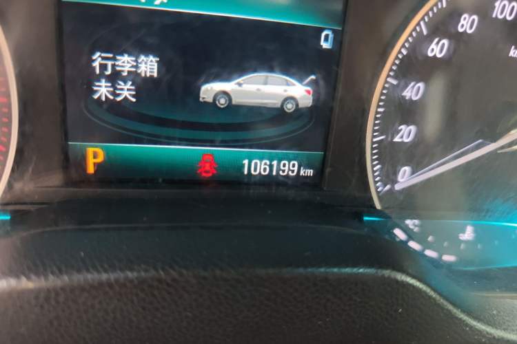 Used Buick GT 2016 15N Automatic Elite Edition Odometer Close Up