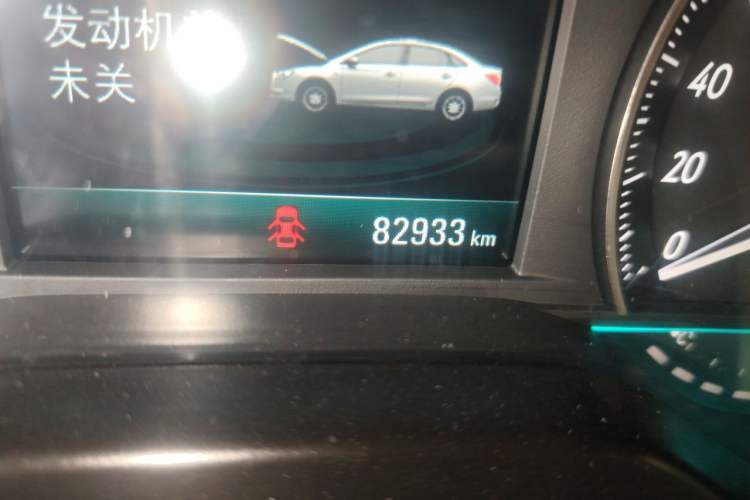 Used Buick GT 2017 15N Manual Elite Version Odometer Close Up