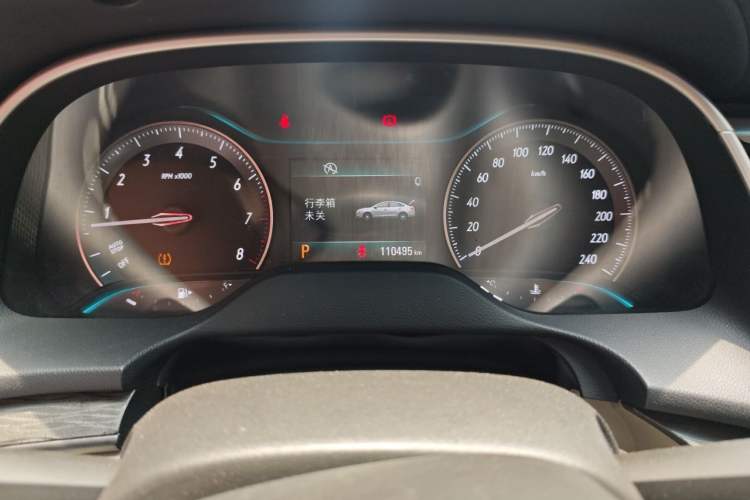 Used Buick GT 2017 15N Automatic Elite Version Odometer Close Up