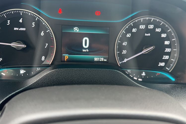 Used Buick GT 2017 15N Automatic Elite Version Odometer Close Up