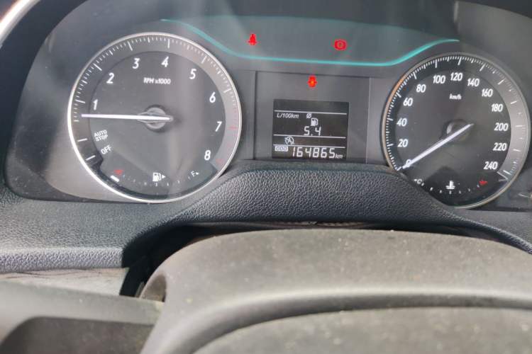 Used Buick GT 2017 15N Manual Entry-Level Trim Odometer Close Up