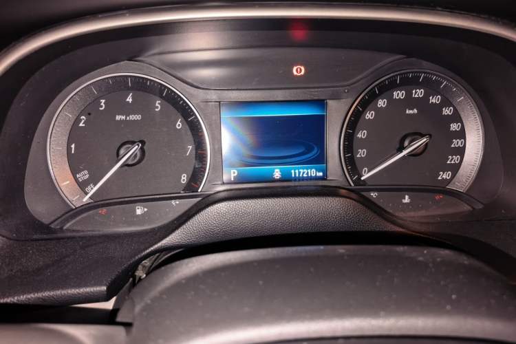 Used Buick GT 2017 15N Automatic Elite Version Odometer Close Up