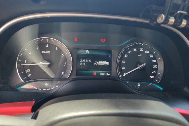 Used Buick GT 2017 15N Manual Elite Version Odometer Close Up