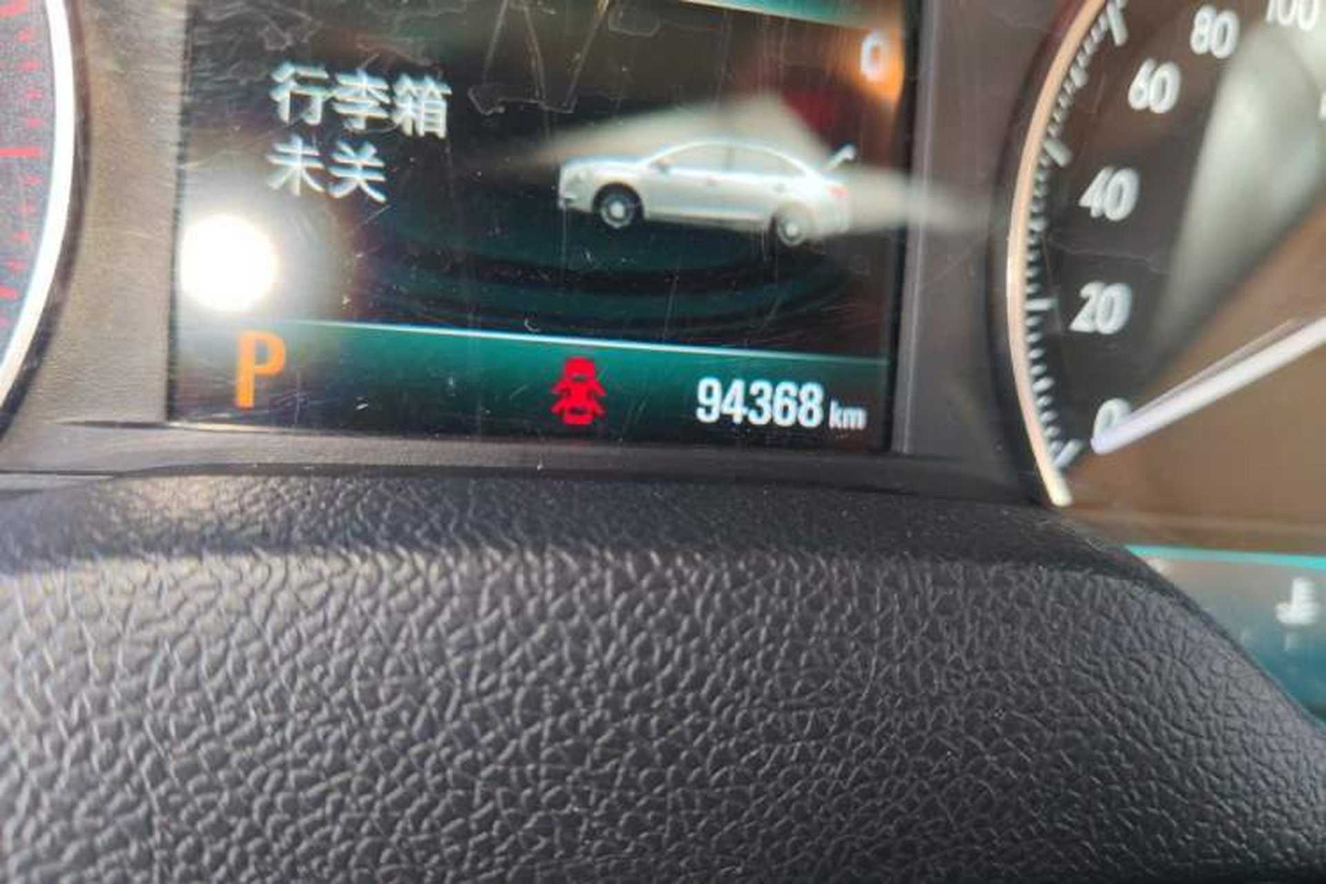 Used Buick GT 2017 15N Automatic Elite Version Odometer Close Up