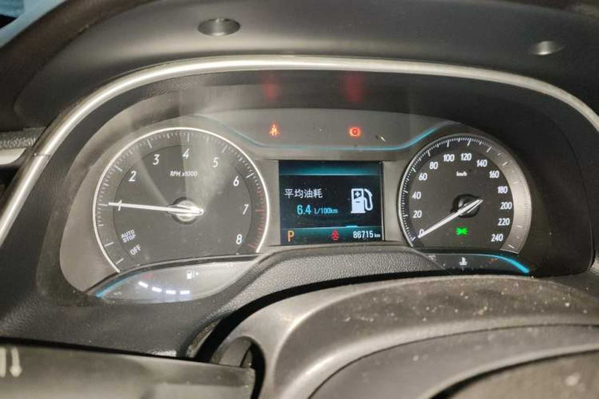 Used Buick GT 2018 15T Dual-Clutch Elite Model China V Standard Instrument Cluster