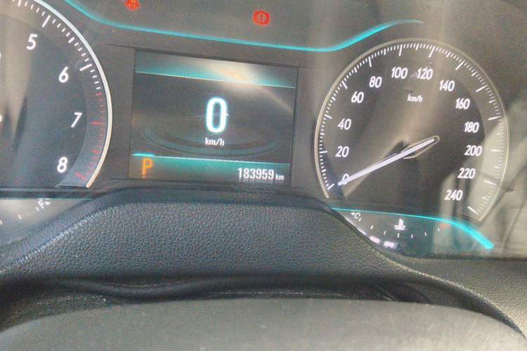 Used Buick GT 2018 18T Automatic Elite Model Odometer Close Up