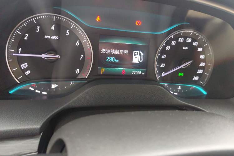 Used Buick GT 2018 18T Automatic Elite Model Odometer Close Up