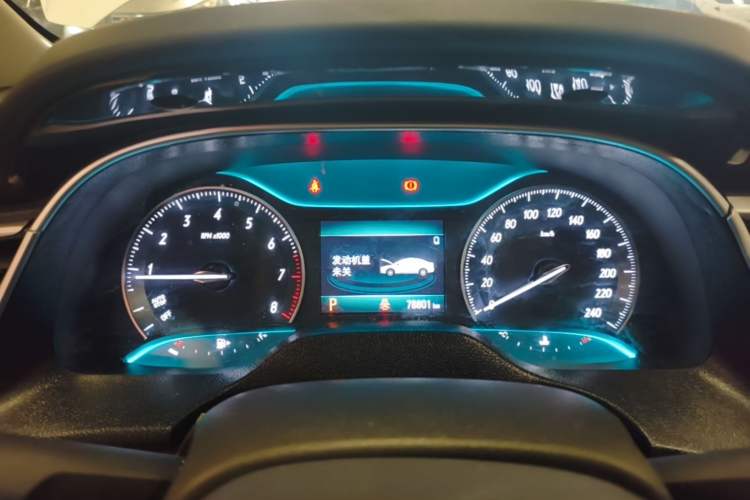 Used Buick GT 2018 18T Automatic Elite Model Instrument Cluster
