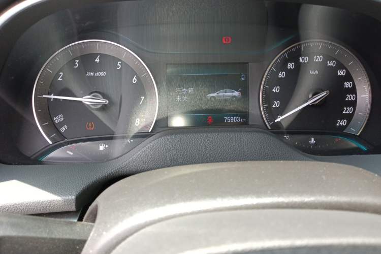 Used Buick GT 2018 15T Manual Elite Version China V Standard Odometer Close Up
