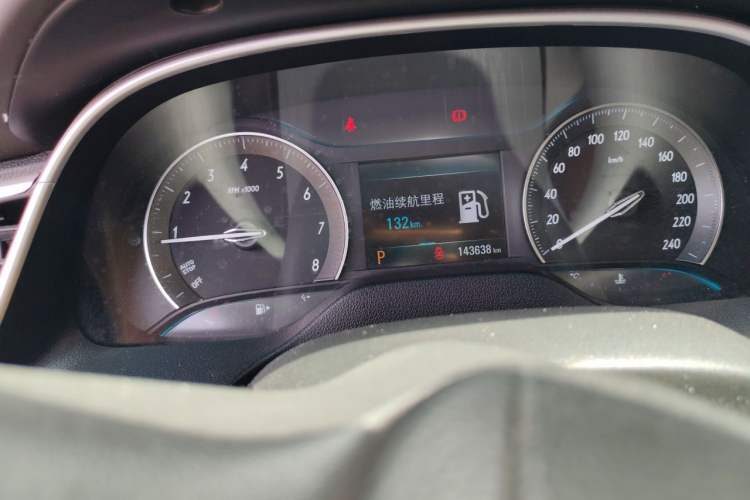 Used Buick GT 2018 18T Automatic Elite Model Odometer Close Up