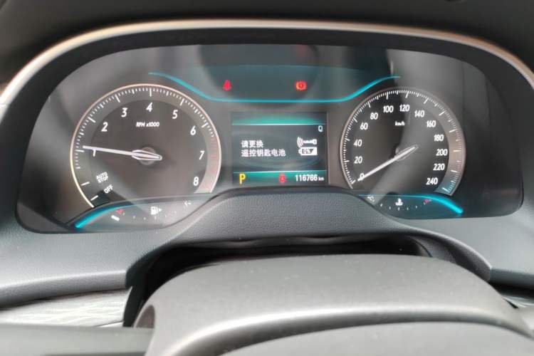 Used Buick GT 2018 18T Automatic Elite Model Odometer Close Up