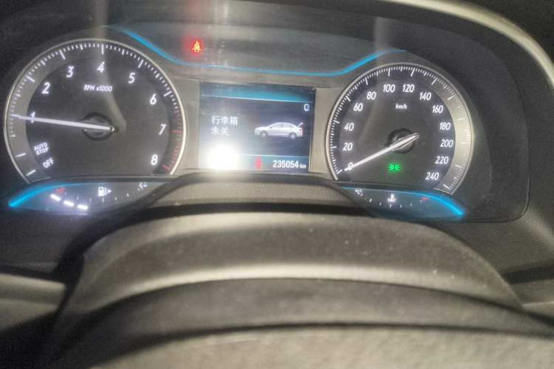 Used Buick GT 2018 18T Automatic Elite Model Odometer Close Up