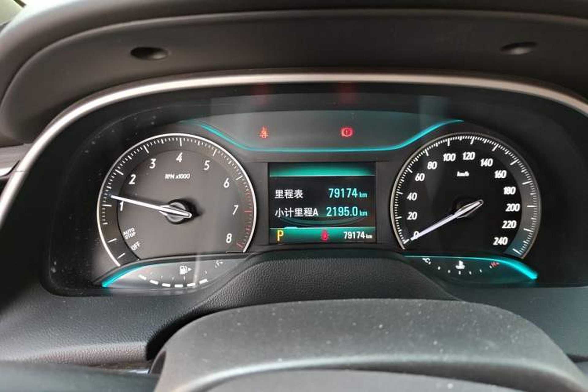 Used Buick GT 2019 18T Automatic Connected Flagship Version China VI Standard Instrument Cluster