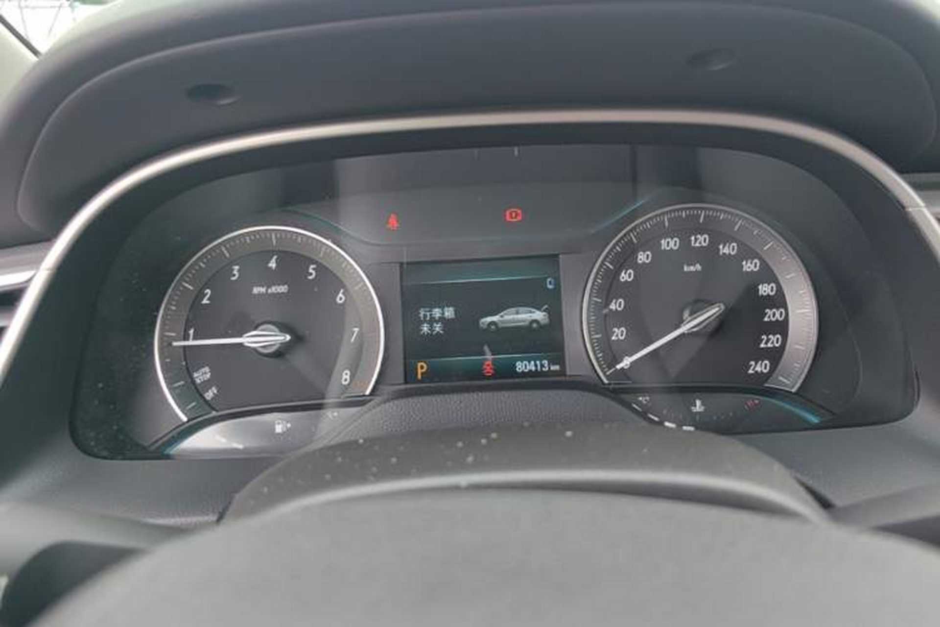 Used Buick GT 2019 18T Automatic Connected Elite Model China VI Standard Instrument Cluster