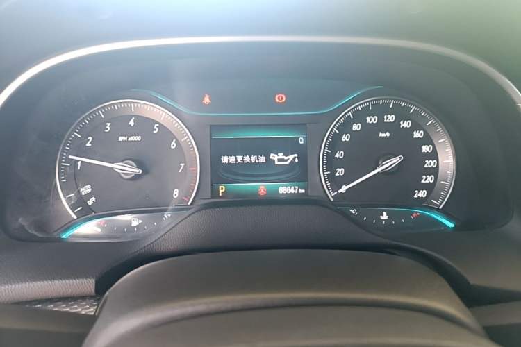 Used Buick GT 2019 18T Automatic Connected Elite Model China VI Standard Instrument Cluster