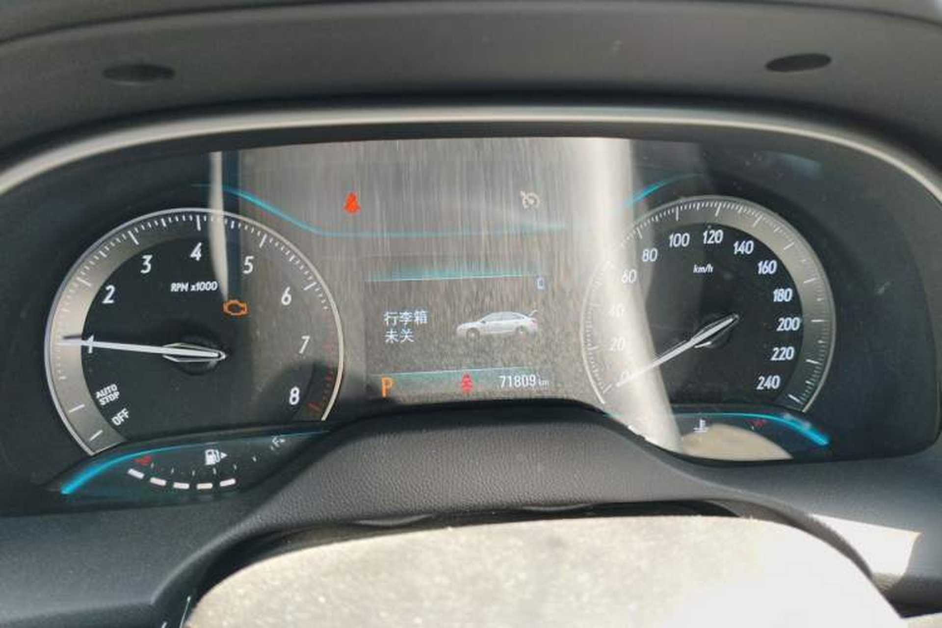 Used Buick GT 2019 18T Automatic Connected Elite Model China VI Standard Instrument Cluster