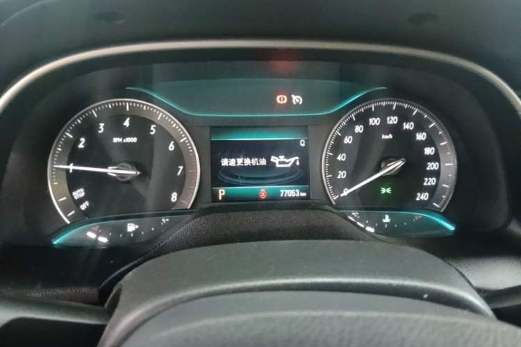 Used Buick GT 2019 18T Automatic Connected Elite Model China VI Standard Instrument Cluster