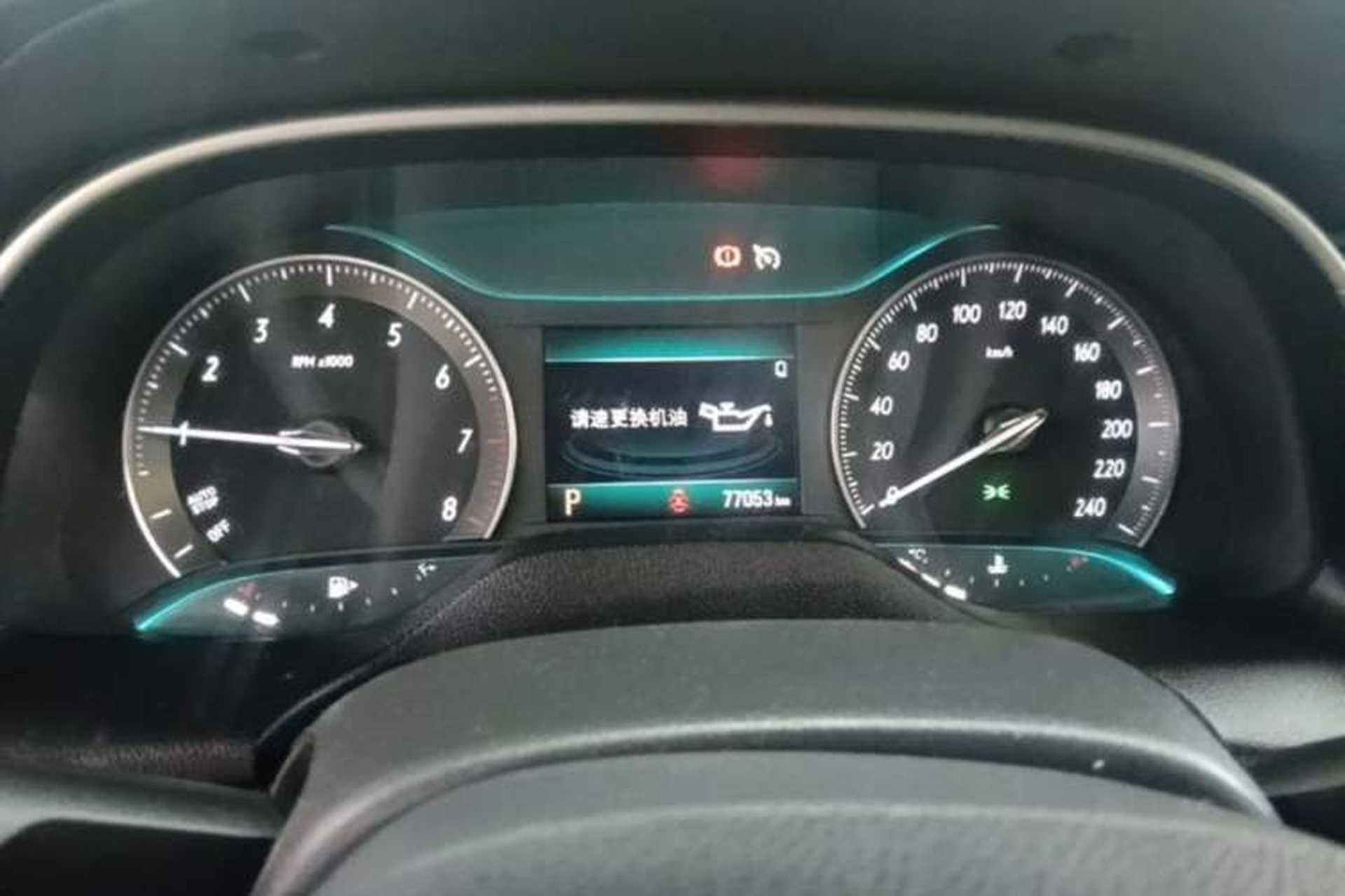 Used Buick GT 2019 18T Automatic Connected Elite Model China VI Standard Instrument Cluster