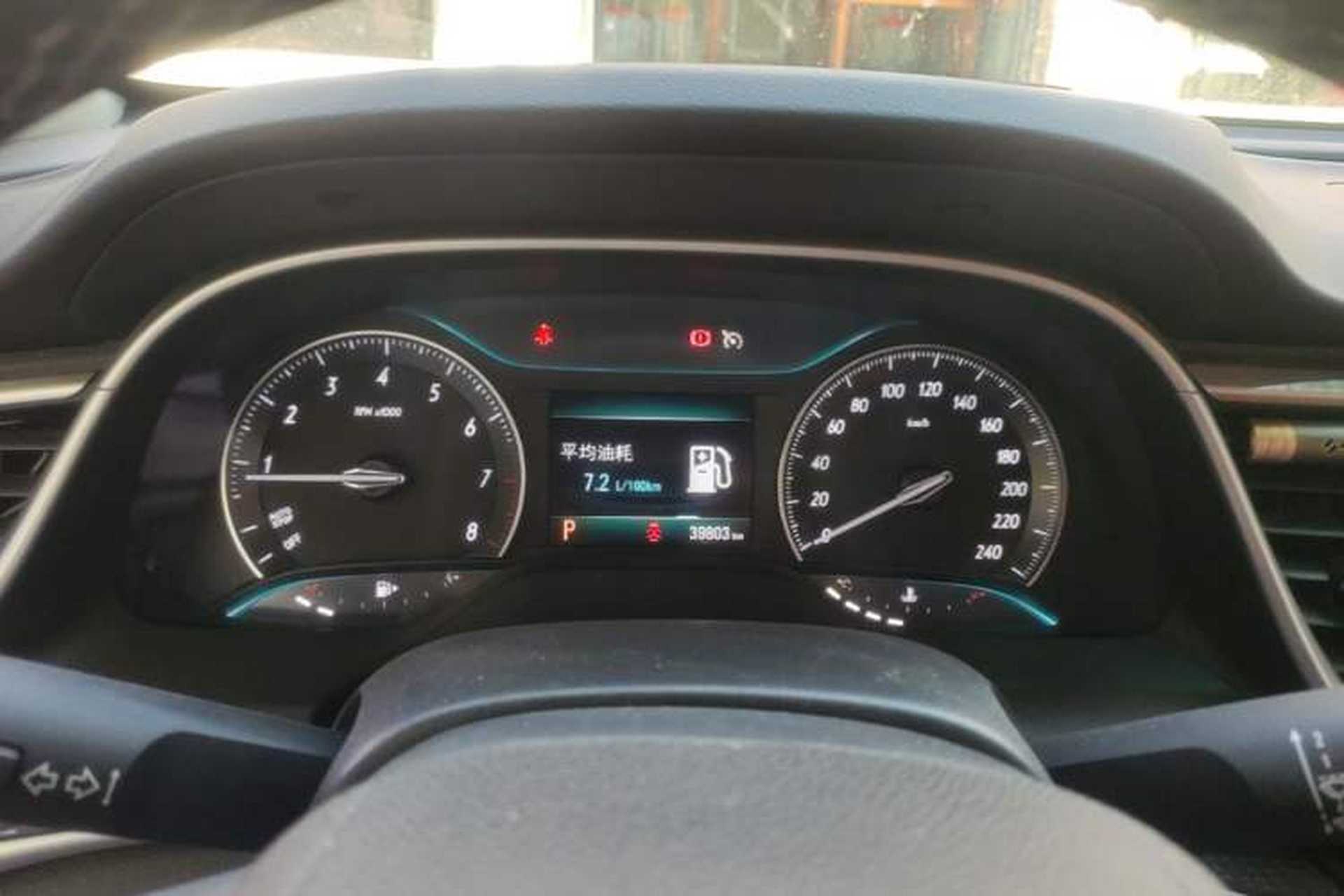 Used Buick GT 2019 18T Automatic Connected Flagship Version China VI Standard Instrument Cluster