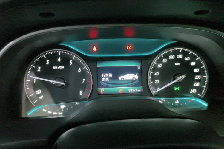 Used Buick GT 2019 18T Automatic Connected Elite Model China VI Standard Instrument Cluster