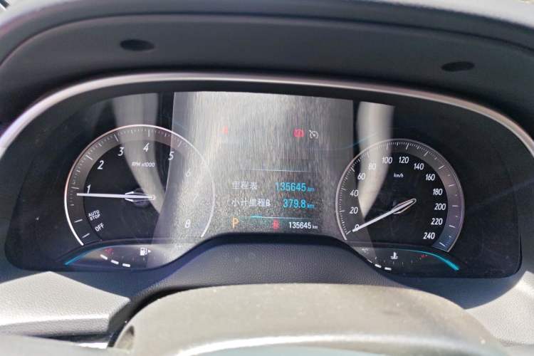 Used Buick GT 2019 18T Automatic Connected Elite Model China VI Standard Instrument Cluster
