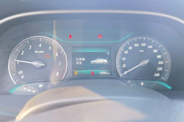 Used Buick GT 2019 18T Automatic Connected Elite Model China VI Standard Instrument Cluster