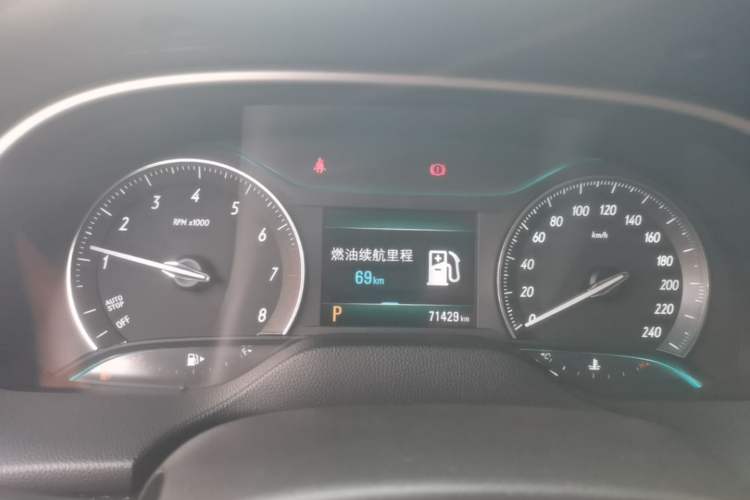 Used Buick GT 2019 18T Automatic Connected Elite Model China VI Standard Instrument Cluster