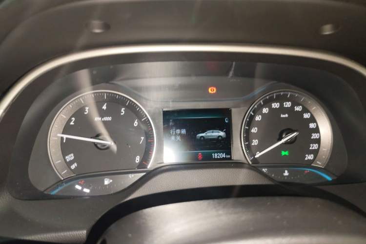 Used Buick GT 2019 18T Automatic Connected Elite Model China VI Standard Instrument Cluster