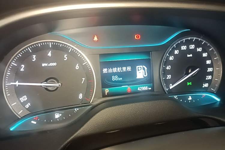 Used Buick GT 2019 18T Automatic Connected Elite Model China VI Standard Instrument Cluster