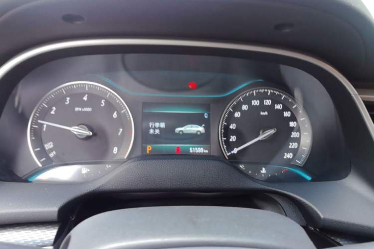 Used Buick GT 2019 18T Automatic Connected Elite Model China VI Standard Instrument Cluster