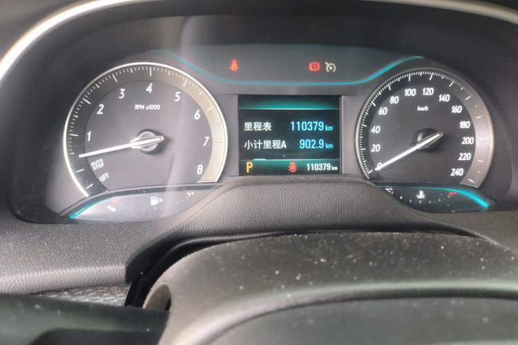 Used Buick GT 2019 18T Automatic Connected Elite Model China VI Standard Odometer Close Up