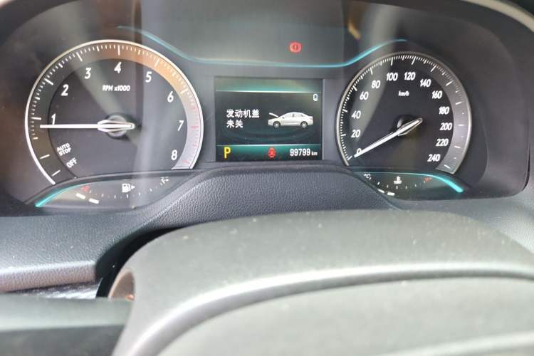Used Buick GT 2019 18T Automatic Connected Flagship Version China VI Standard Odometer Close Up