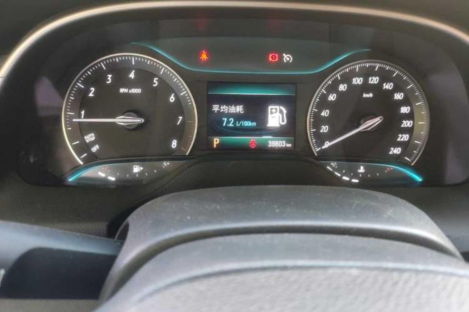Used Buick GT 2019 18T Automatic Connected Flagship Version China VI Standard Odometer Close Up