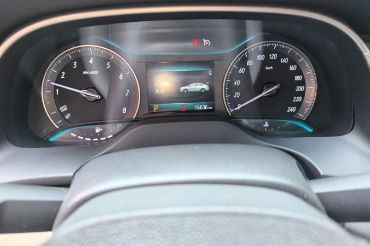 Used Buick GT 2019 15T Dual-Clutch Connected Elite Model China VI Odometer Close Up