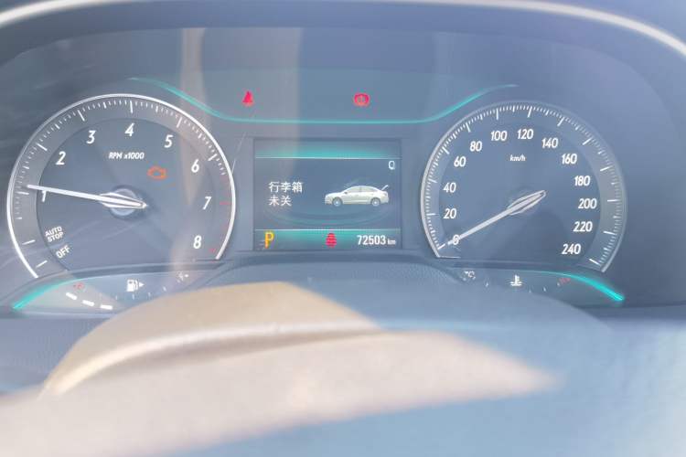 Used Buick GT 2019 18T Automatic Connected Elite Model China VI Standard Odometer Close Up