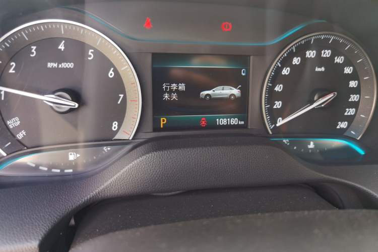 Used Buick GT 2019 18T Automatic Connected Elite Model China VI Standard Odometer Close Up