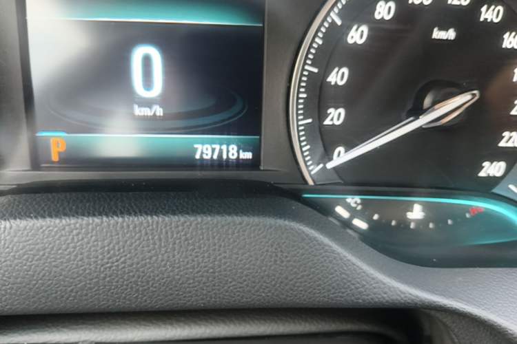Used Buick GT 2021 Revised Version Flagship 1.5L Automatic Elite Edition Odometer Close Up
