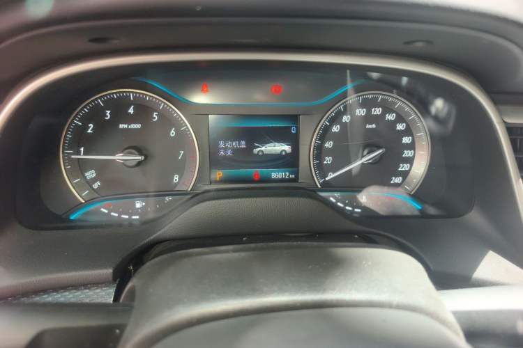 Used Buick GT 2021 Revised Version Flagship 1.5L Automatic Elite Edition Odometer Close Up