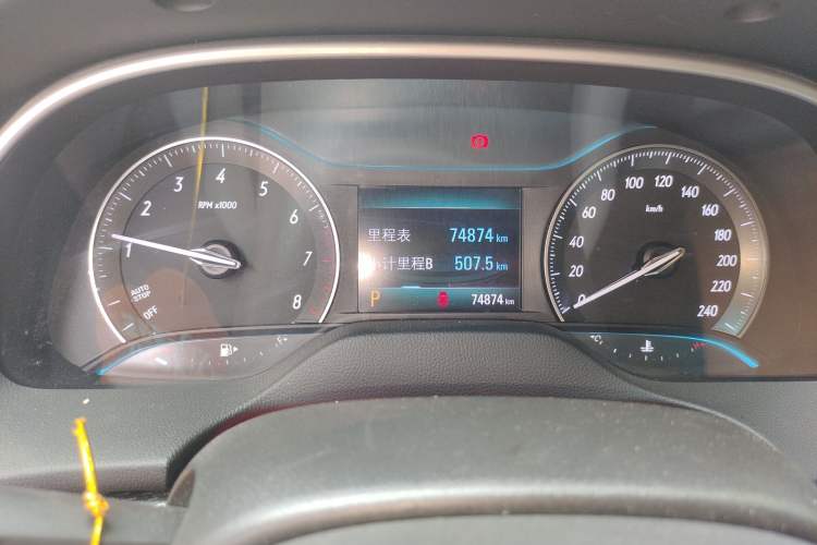 Used Buick GT 2021 Revised Version Flagship 1.5L Automatic Elite Edition Odometer Close Up